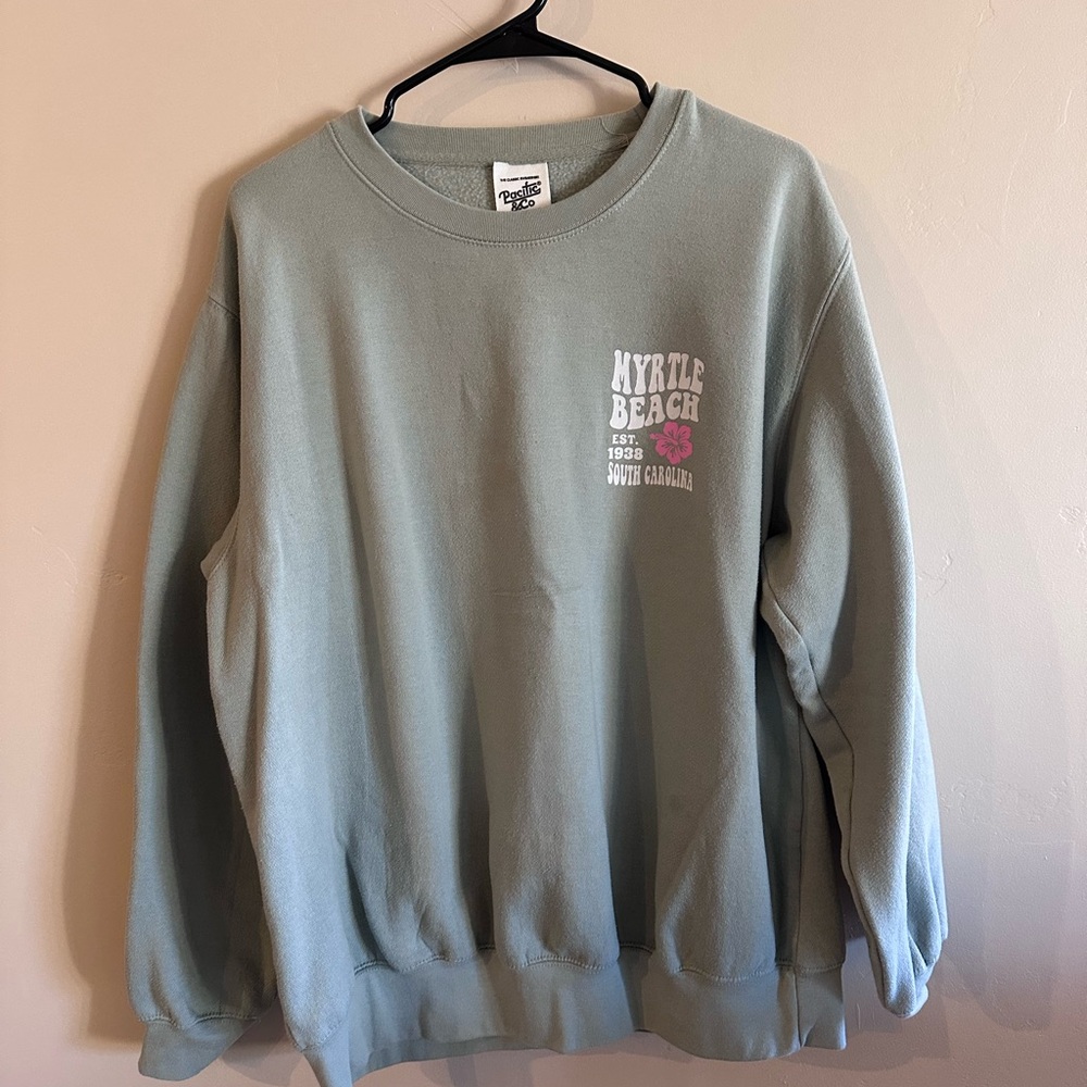 Myrtle Beach Women's Casual Sweatshirt - Light Green